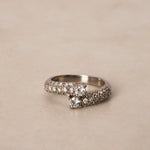 18K Stainless Steel Diamond Ring