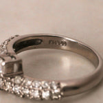 18K Stainless Steel Diamond Ring