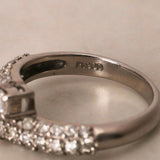 18K Stainless Steel Diamond Ring