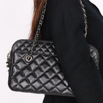 Chanel In The Business Camera Bag Black Lambskin 2011 SHW