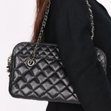Chanel In The Business Camera Bag Black Lambskin 2011 SHW