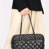 Chanel In The Business Camera Bag Black Lambskin 2011 SHW