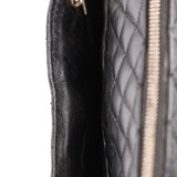 Chanel In The Business Camera Bag Black Lambskin SHW