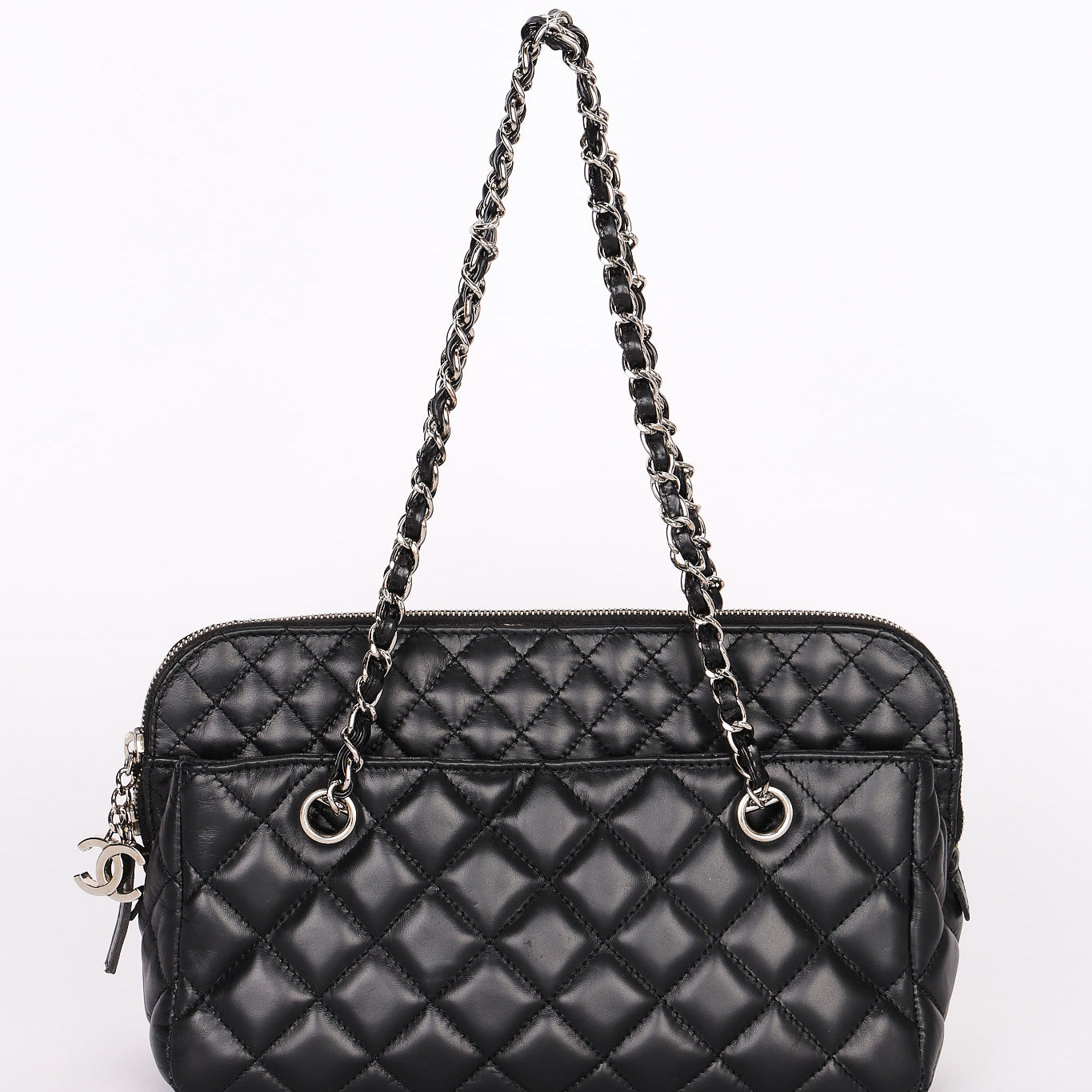 Chanel In The Business Camera Bag Black Lambskin 2011 SHW