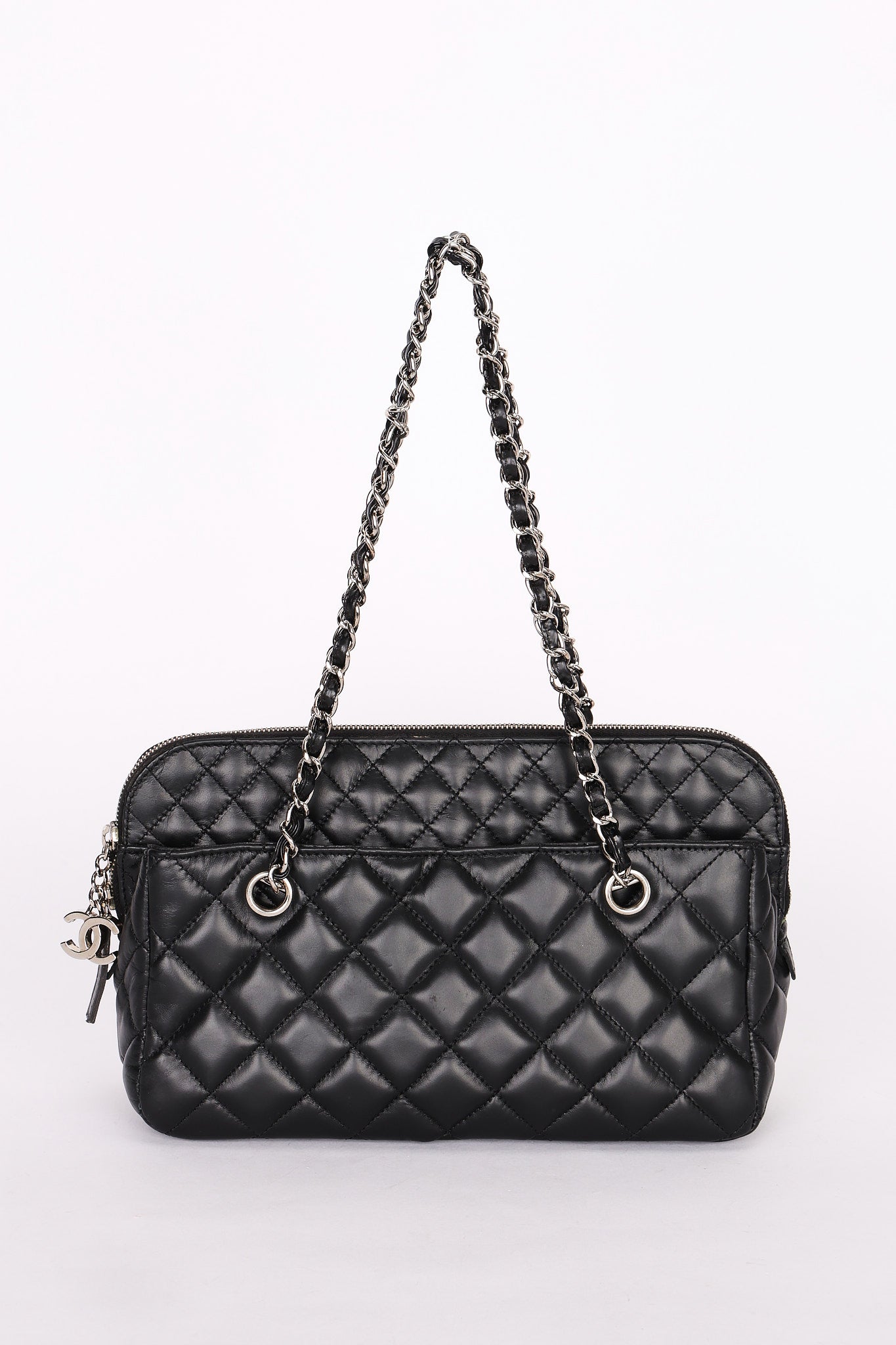 Chanel In The Business Camera Bag Black Lambskin 2011 SHW