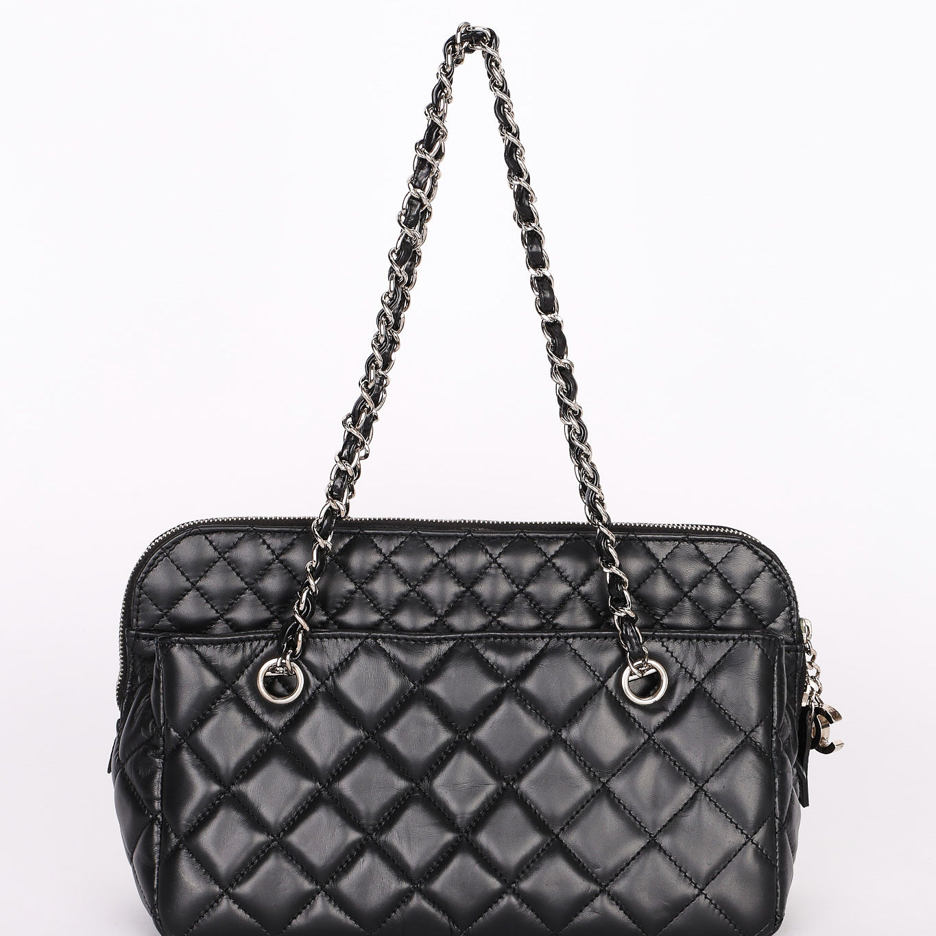 Chanel In The Business Camera Bag Black Lambskin 2011 SHW