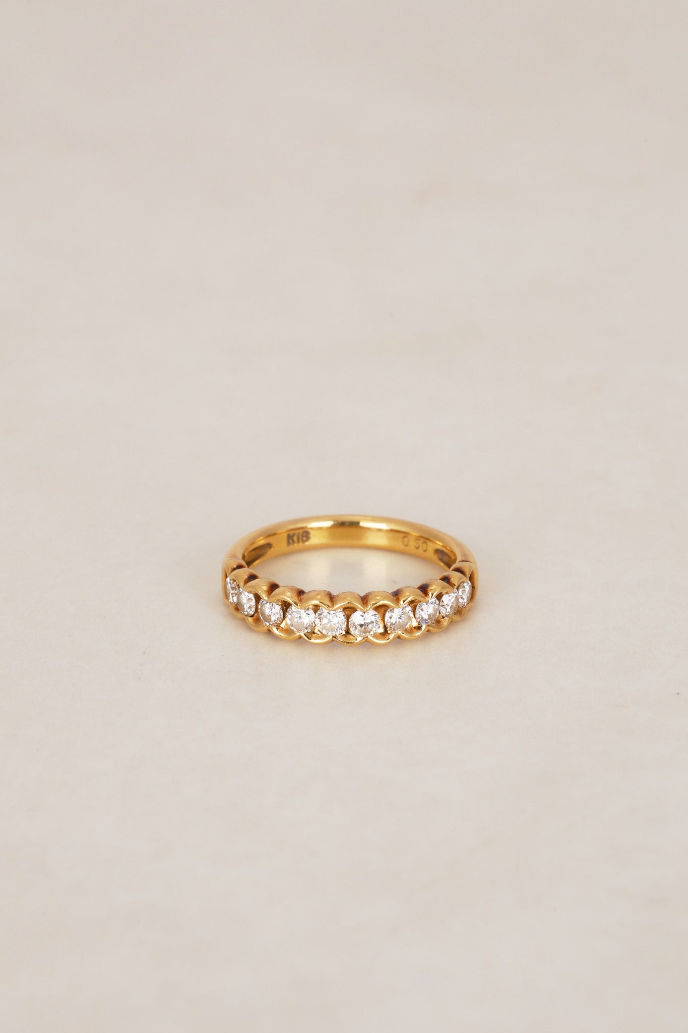 18K Diamond Gold Eternity Ring