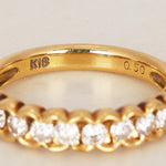 18K Diamond Gold Eternity Ring
