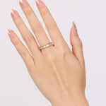 18K Diamond Gold Eternity Ring