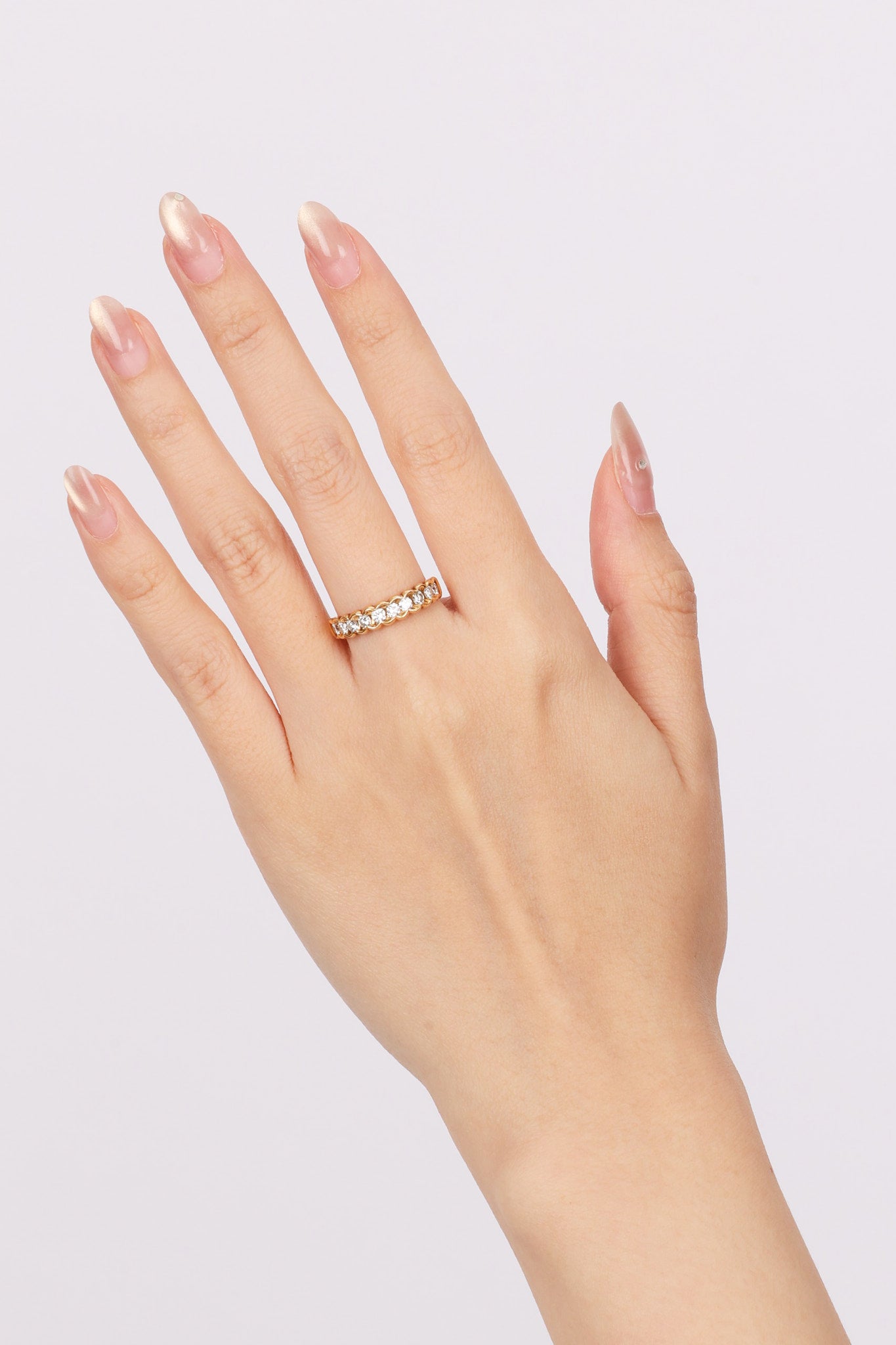 18K Diamond Gold Eternity Ring