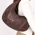 Bottega Veneta Small Intrecciato Hobo Dark Brown