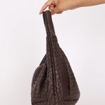 Bottega Veneta Small Intrecciato Hobo Brown