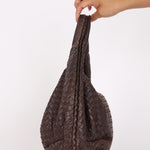 Bottega Veneta Small Intrecciato Hobo Brown
