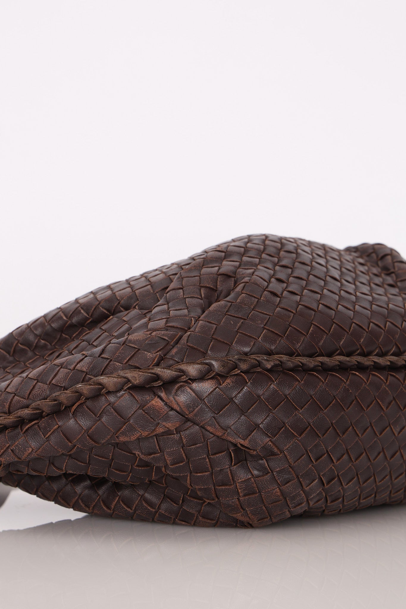 Bottega Veneta Small Intrecciato Hobo Brown