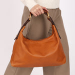 Gucci Leather Horsebit Pouch Shoulder Bag
