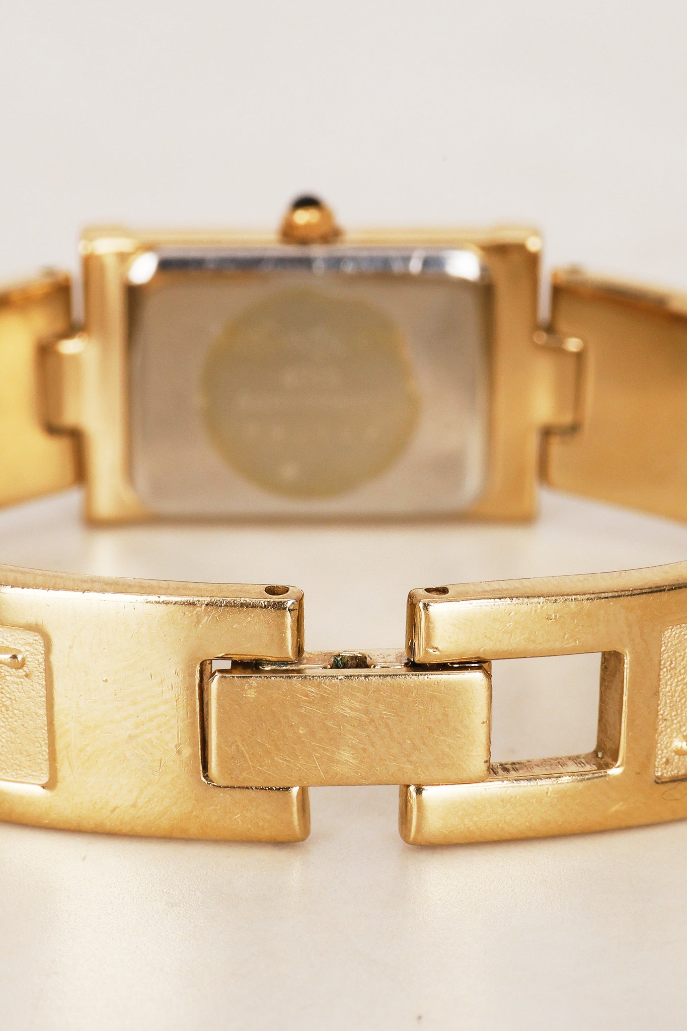 Saint Laurent Gold Pearl Watch