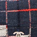 Limited Edition Chanel Woven Check Single Flap 2014 SHW