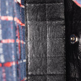 Limited Edition Chanel Woven Check Single Flap 2014 SHW