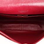 Chanel Maxi Classic Double Flap Ruby Red Patent SHW