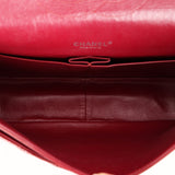 Chanel Maxi Classic Double Flap Ruby Red Patent SHW