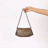 Chanel Half Moon Wallet on Chain Metallic Bronze 2011 DSHW