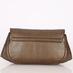 Chanel Half Moon Wallet on Chain Metallic Bronze DSHW