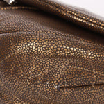 Chanel Half Moon Wallet on Chain Metallic Bronze DSHW