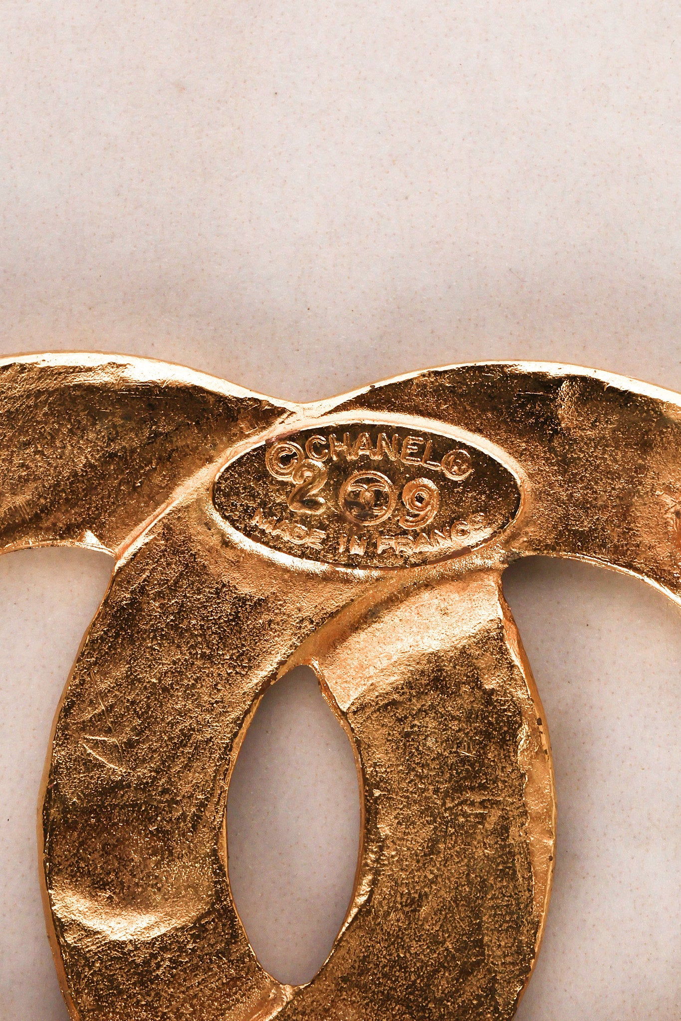 Chanel Gold Brooch