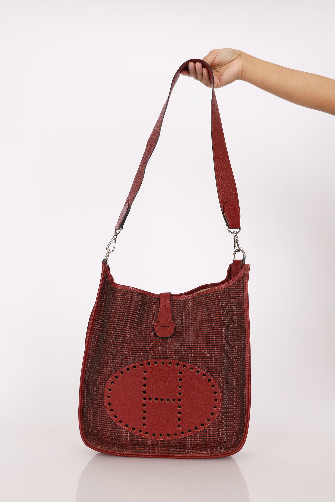 Hermès Evelyne GM Color + leather PHW