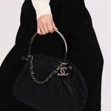 Chanel Tweed Boucle Knitting Bag SHW