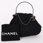 Chanel Tweed Boucle Knitting Bag SHW