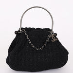 Chanel Tweed Boucle Knitting Bag SHW