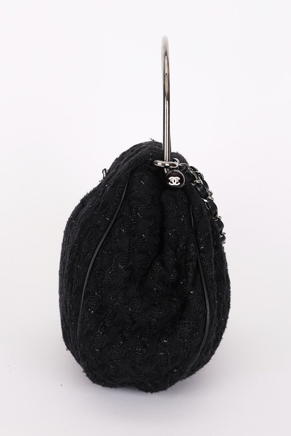 Chanel Tweed Boucle Knitting Bag SHW