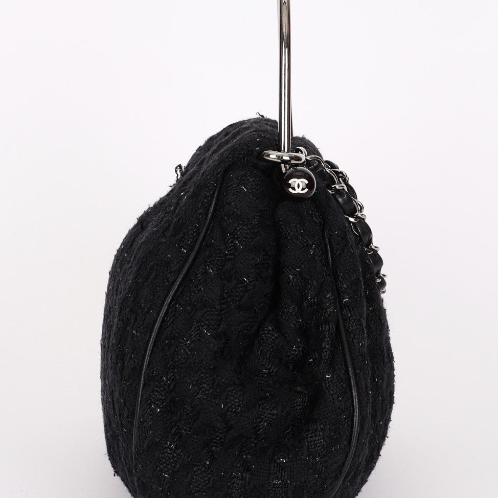 Chanel Tweed Boucle Knitting Bag SHW