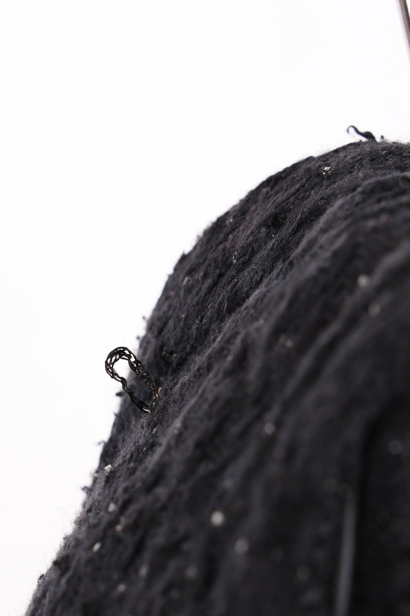 Chanel Tweed Boucle Knitting Bag SHW