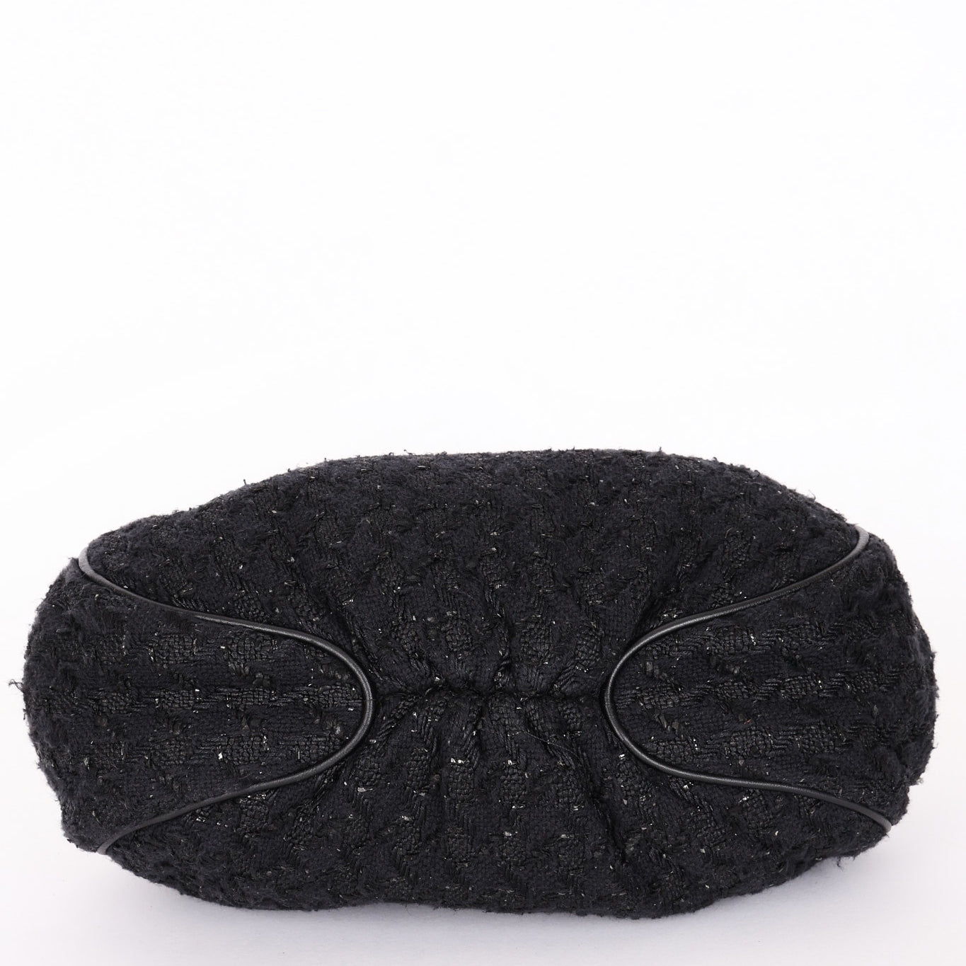 Chanel Tweed Boucle Knitting Bag SHW