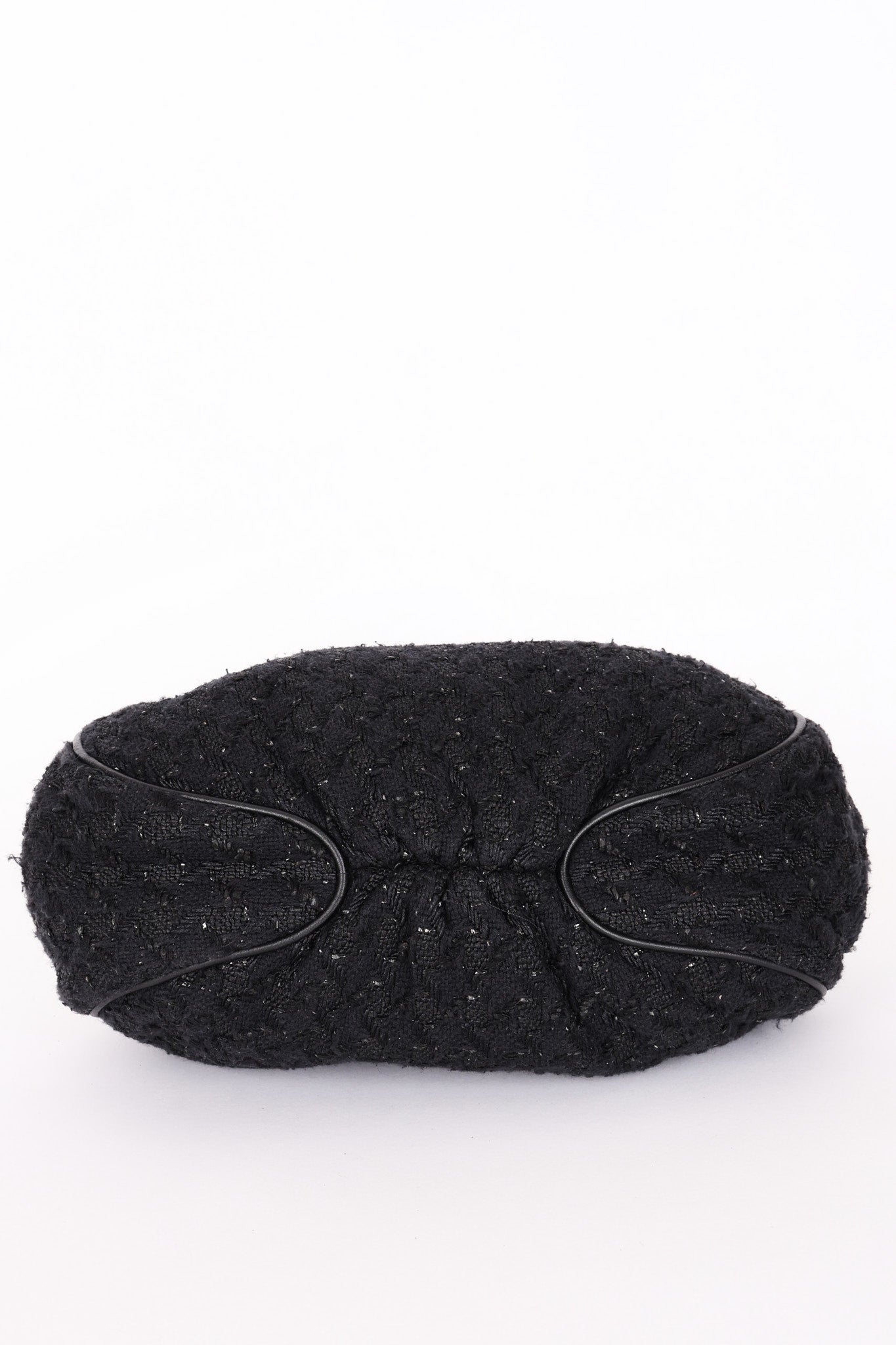 Chanel Tweed Boucle Knitting Bag SHW