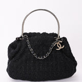 Chanel Tweed Boucle Knitting Bag 2005 SHW