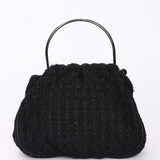 Chanel Tweed Boucle Knitting Bag 2005 SHW