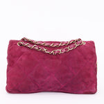 Chanel Easy Flap Plum Microsuede 2014 BGHW
