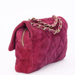 Chanel Easy Flap Plum Microsuede 2014 BGHW