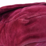 Chanel Easy Flap Plum Microsuede 2014 BGHW