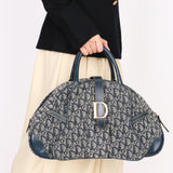 Christian Dior Diorissimo Saddle Bowler Bag 2001