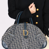 Christian Dior Diorissimo Saddle Bowler Bag 2001