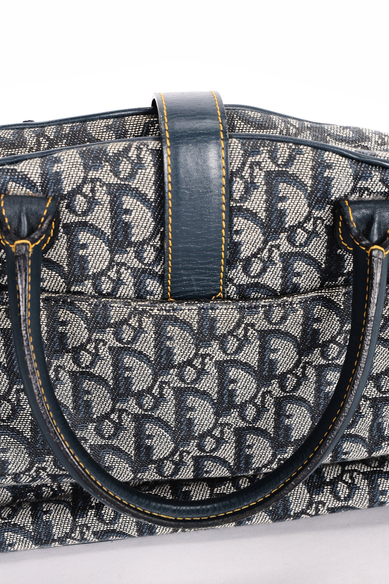 Christian Dior Diorissimo Saddle Bowler Bag 2001