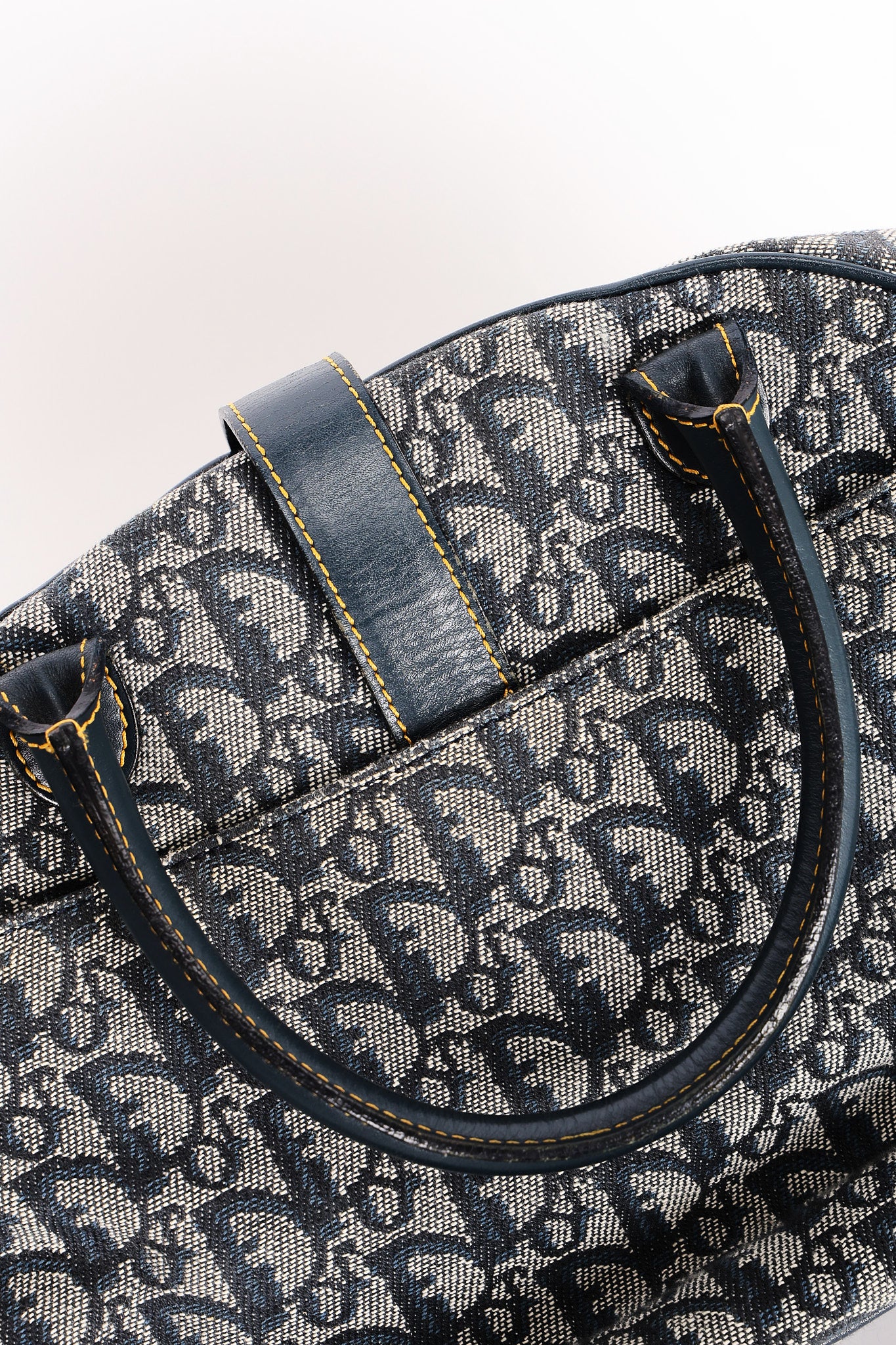 Christian Dior Diorissimo Saddle Bowler Bag 2001