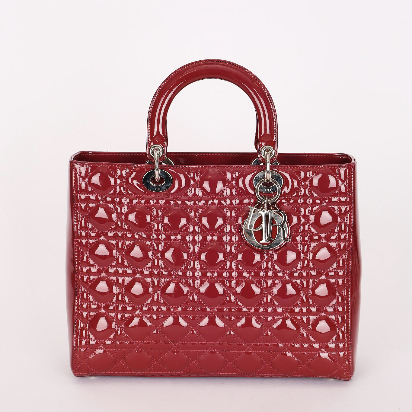 Dior Large Lady Dark Mauve Patent