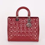 Dior Large Lady Dark Mauve Patent