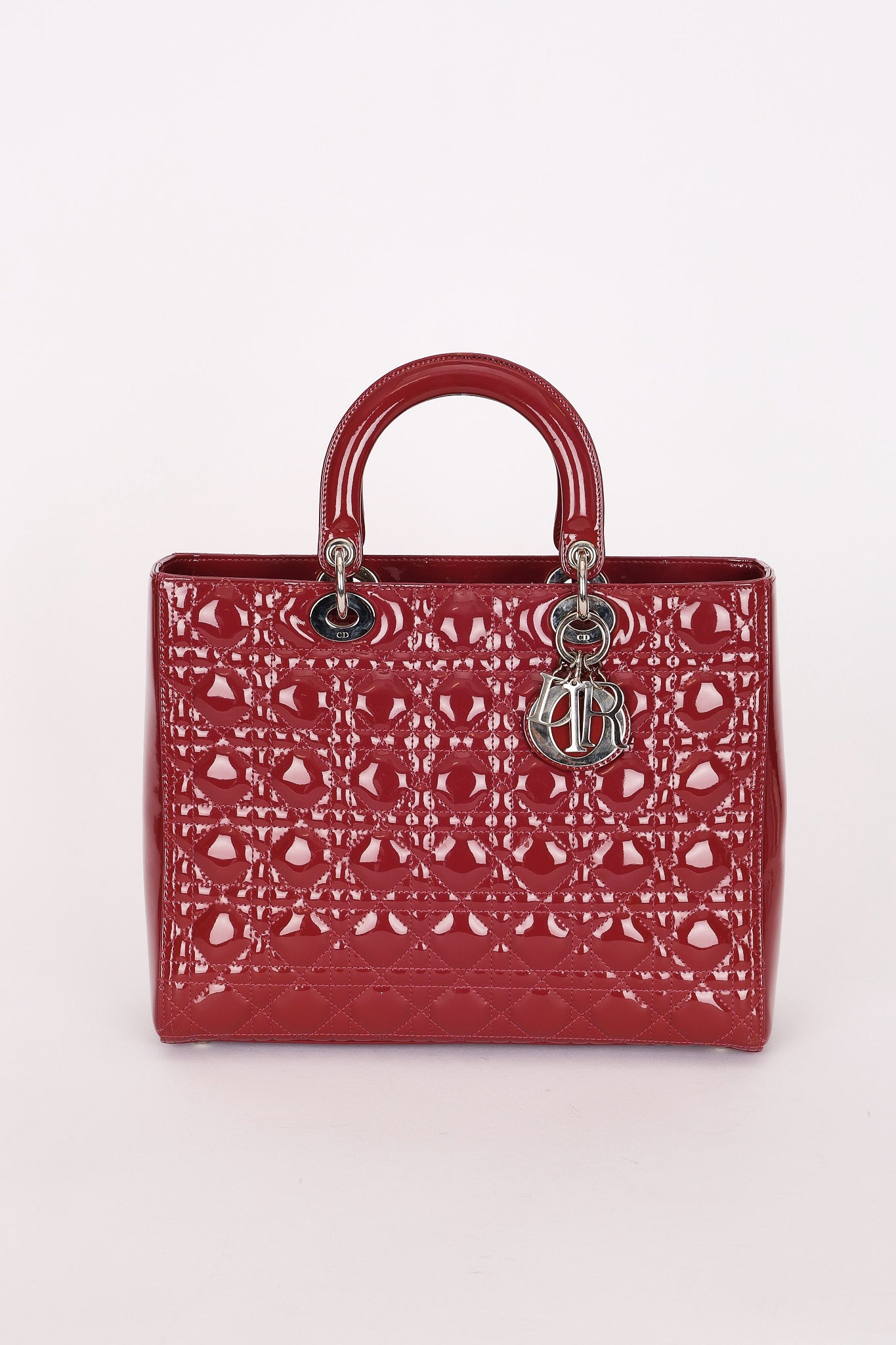 Dior Large Lady Dark Mauve Patent