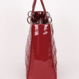 Dior Large Lady Dark Mauve Patent